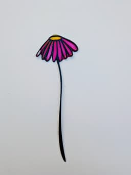 CornFlower Resin Frame 3d model