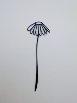 CornFlower Resin Frame 3d model