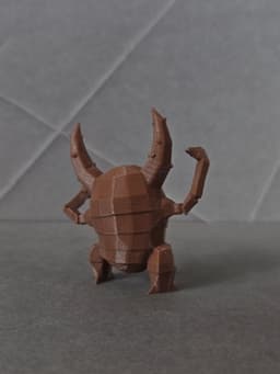 Pinsir Low Poly Pokemon 3d model