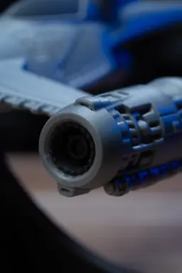 Mando's N-1 Starfighter - Star Wars Kit | No Supports, No AMS, No Glue 3d model