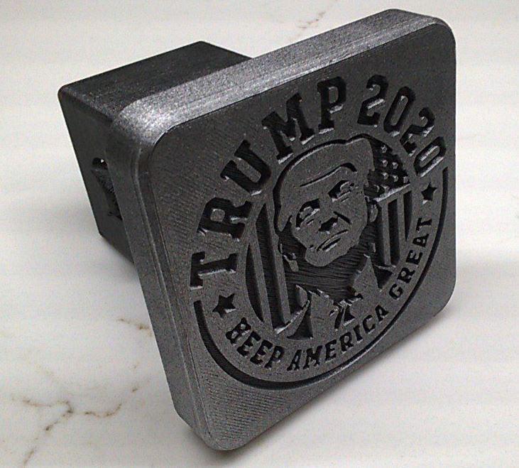 Trump 2020 Keep America Great - Hitch Cover 3d model