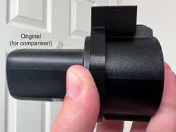 Tesla J1772 Charger Adapter Lock - Snug Fit 3d model