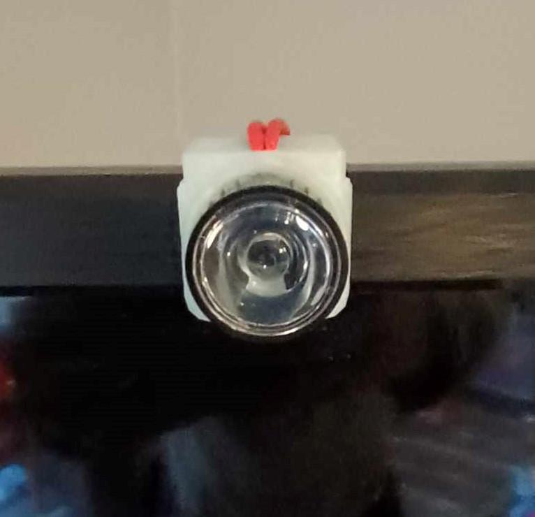 IR LED Lens holder for Lightgun Tracking 3d model