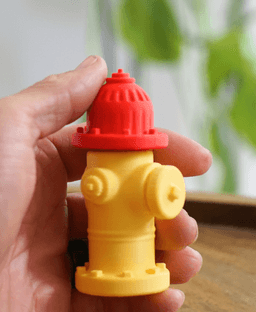 Fire Hydrant Clicker - Ludo Clicker - Fidget toy 3d model