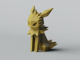 Low-poly Jolteon 3d model