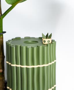 Self-Watering Plant Spike with Bamboo Buddy! - STL & 3MF Files 3d model