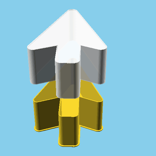 MousePointer, nestable box (v1) 3d model