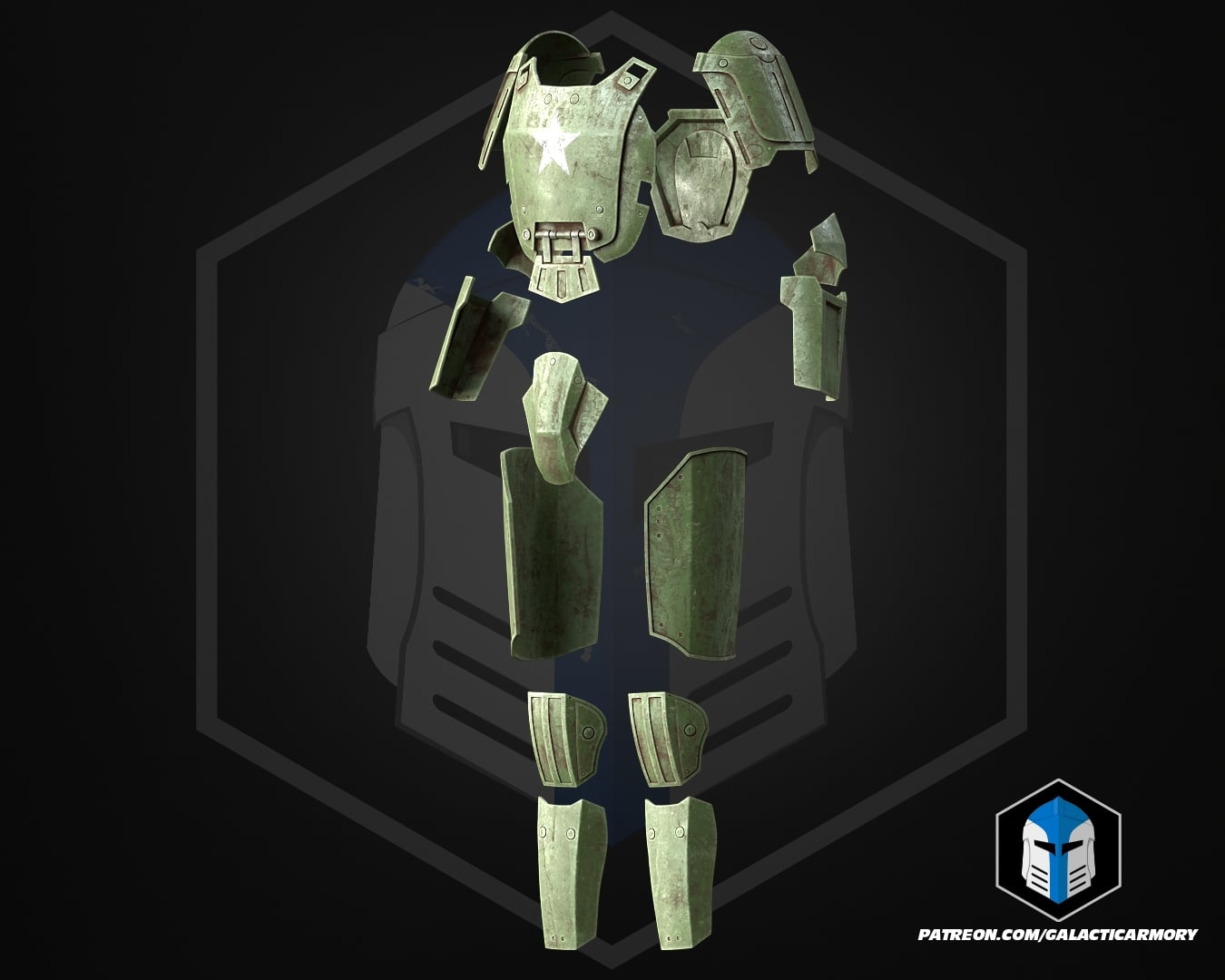 Combat Armor - 3D Print Files 3d model