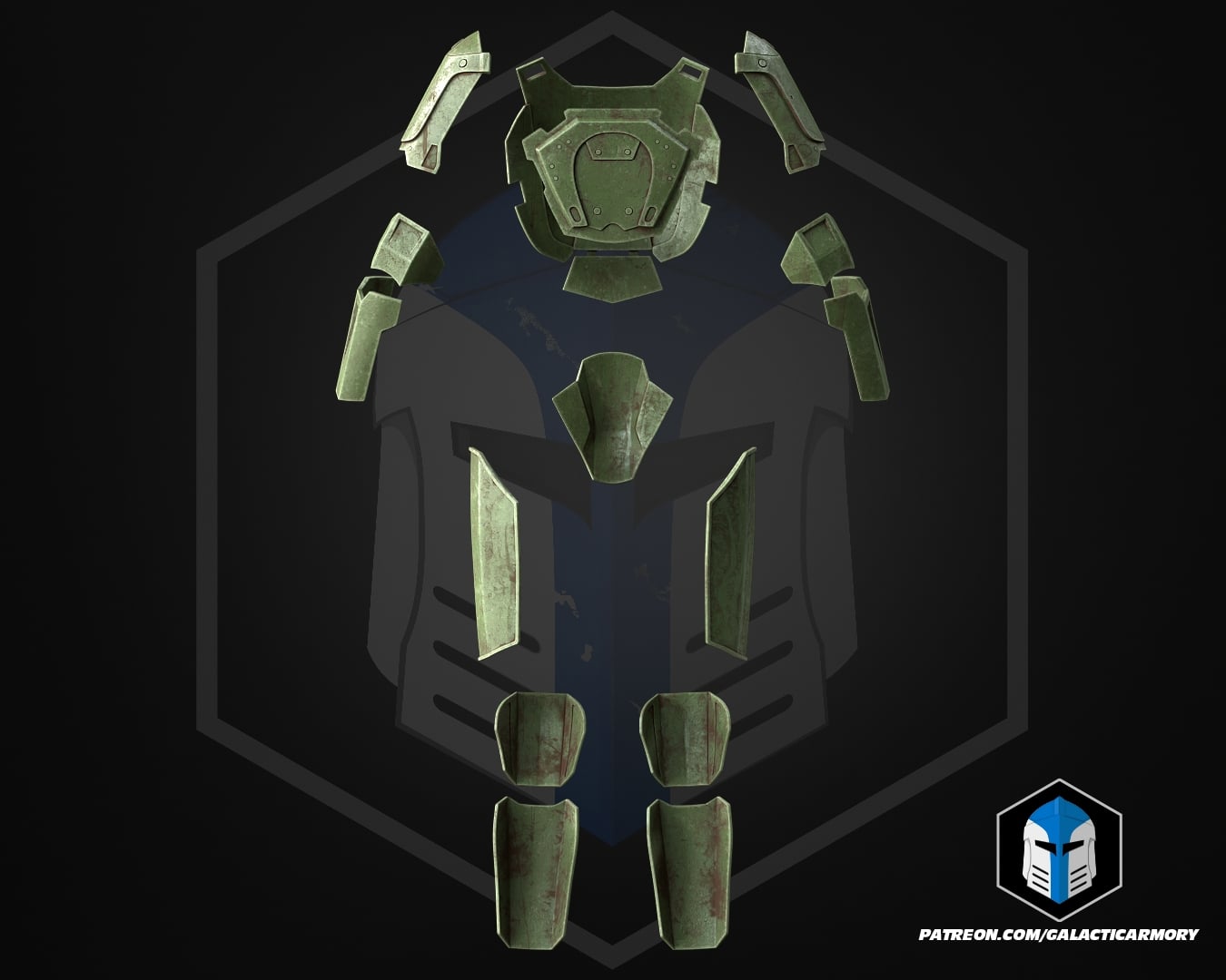 Combat Armor - 3D Print Files 3d model