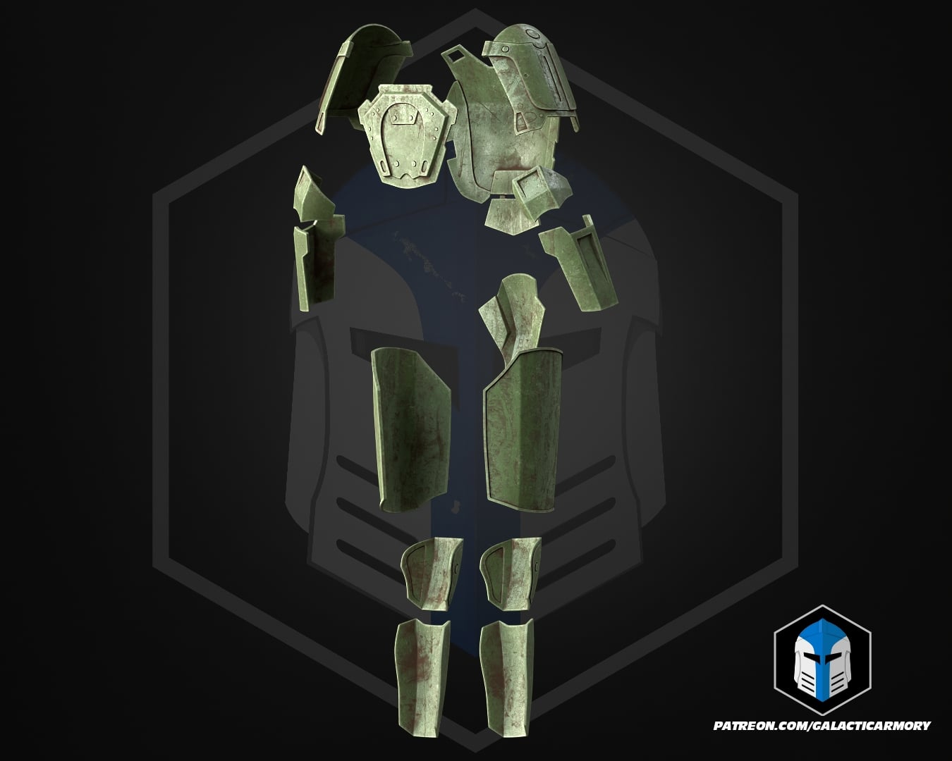 Combat Armor - 3D Print Files 3d model