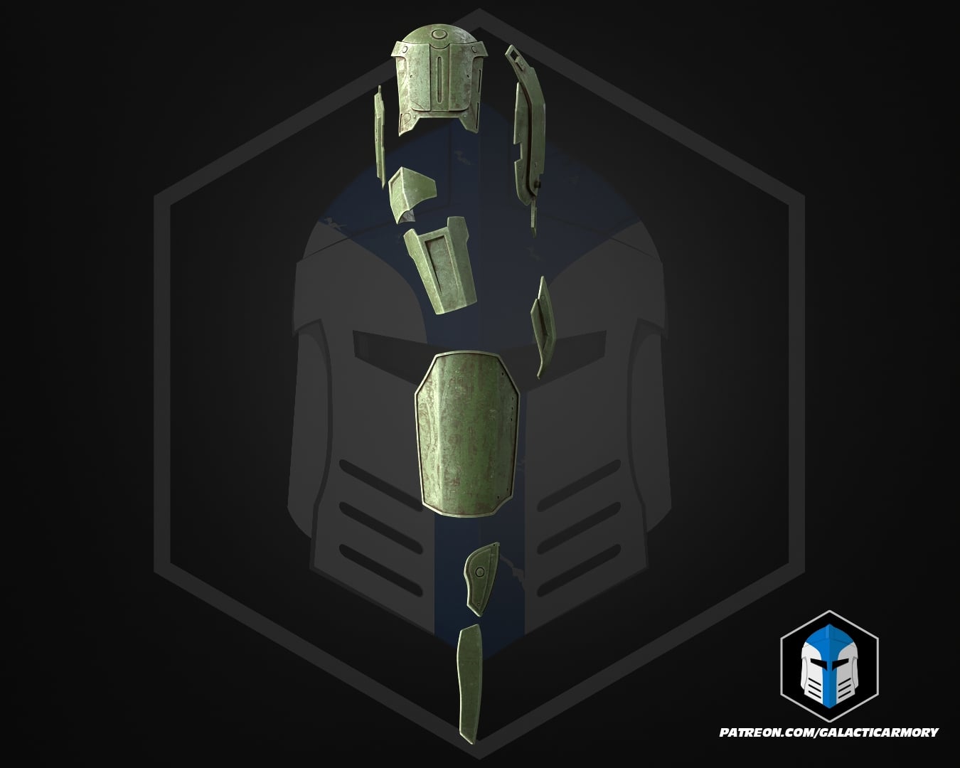 Combat Armor - 3D Print Files 3d model
