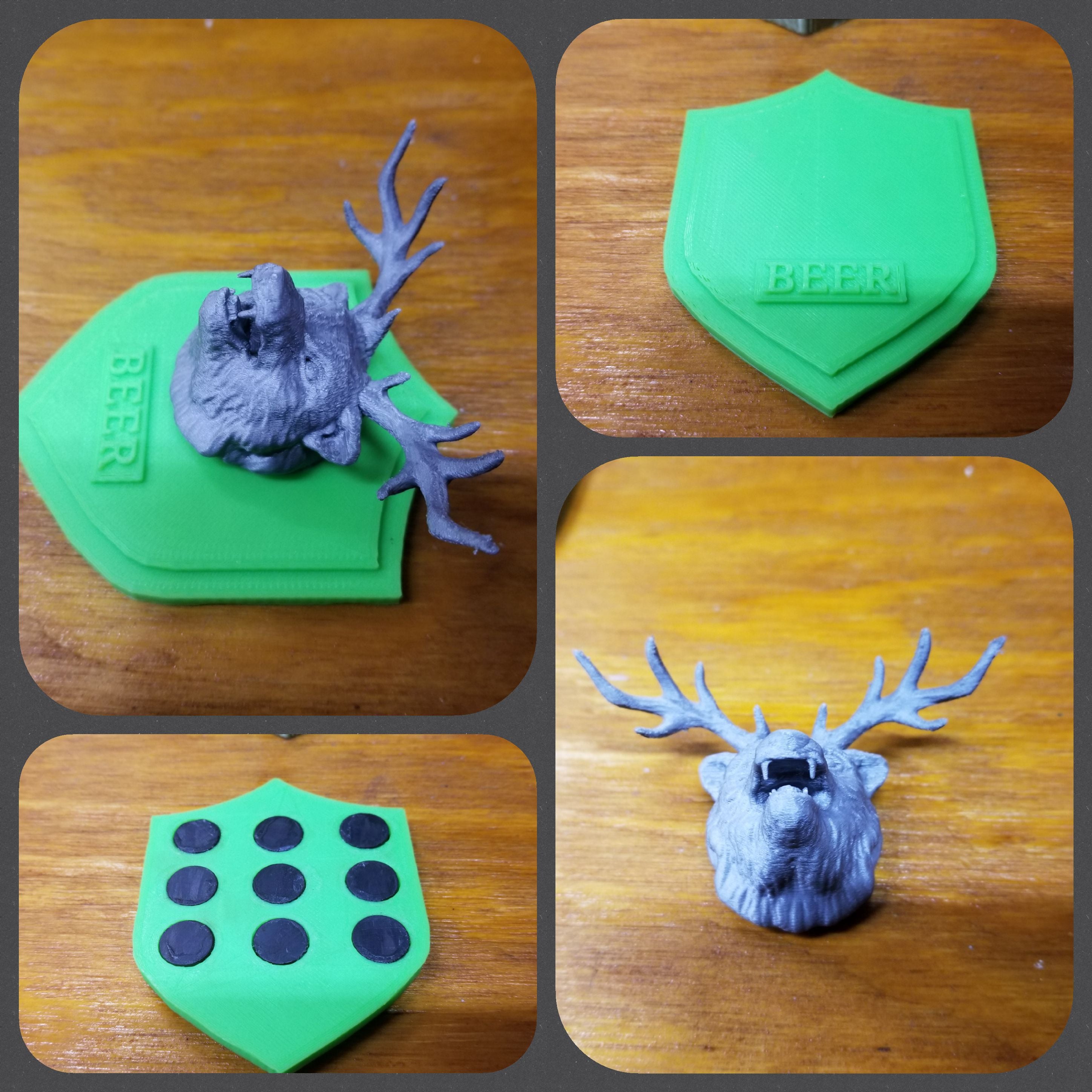 WILD BEER magnet 3d model