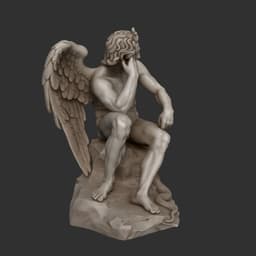 Lucifer Sculpture for 3D print 3d model