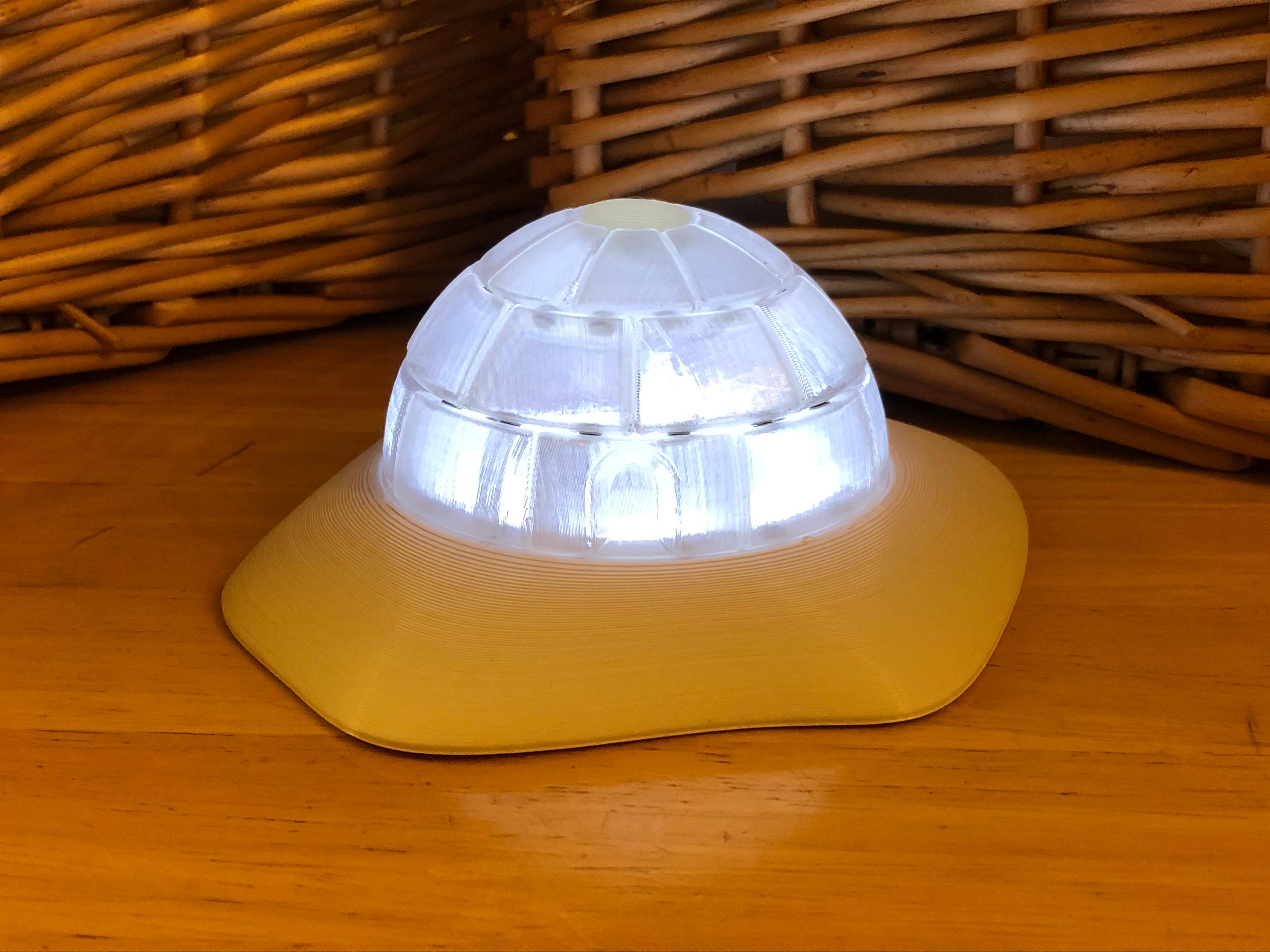 Interactive Glowing Igloo Lamp 3d model