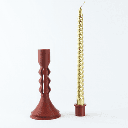The Ember Modern Candle Holder STL | 3D Printable Decorative Candle Stand | Home Decor 3d model