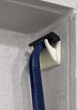 shaver holder for bathroom/shower 3d model