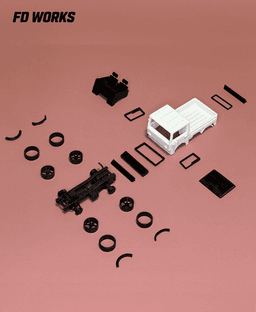 Miniature Kei Truck Assembly Kit: Street Spec 3d model