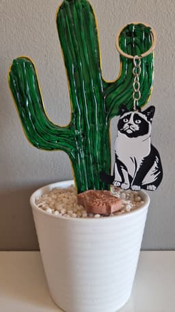 Snowshoe keychain+magnet 3d model