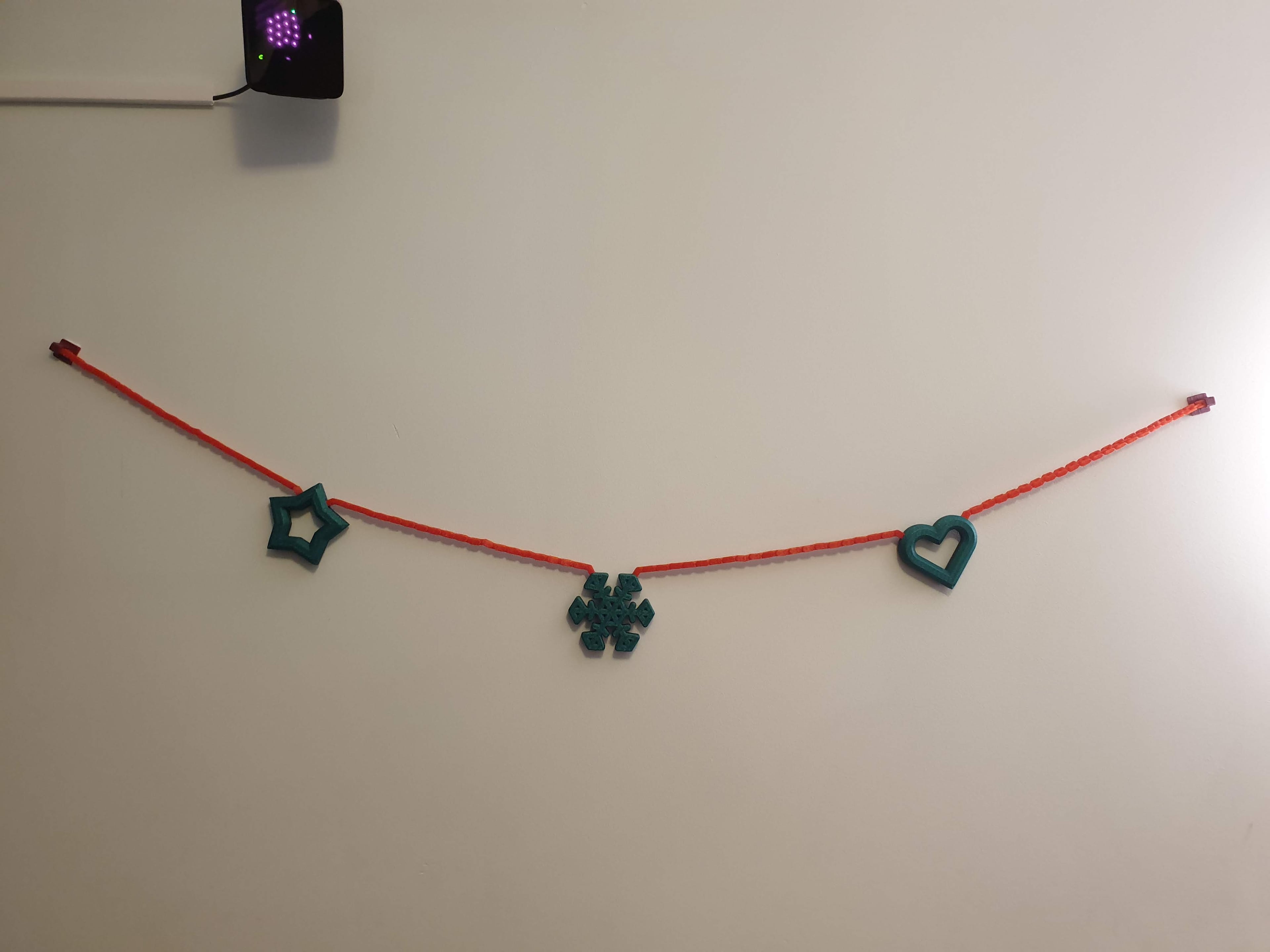 Christmas Chain Decorations 3d model