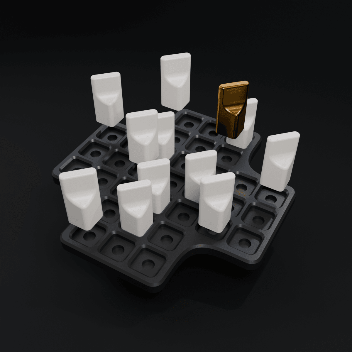 Chess for one puzzle 3d model