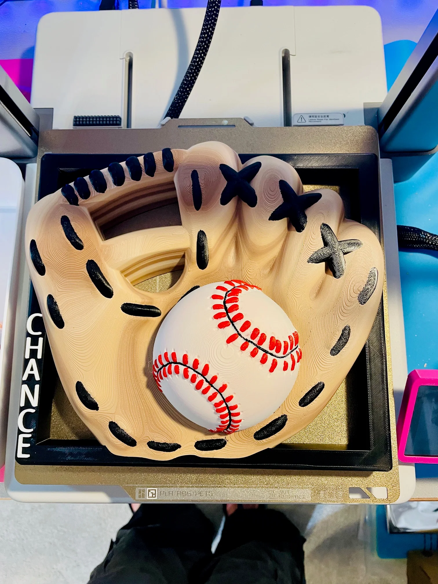 Customizable Baseball Wall Art 3d model
