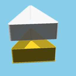Media Icon : Play, nestable box (v1) 3d model