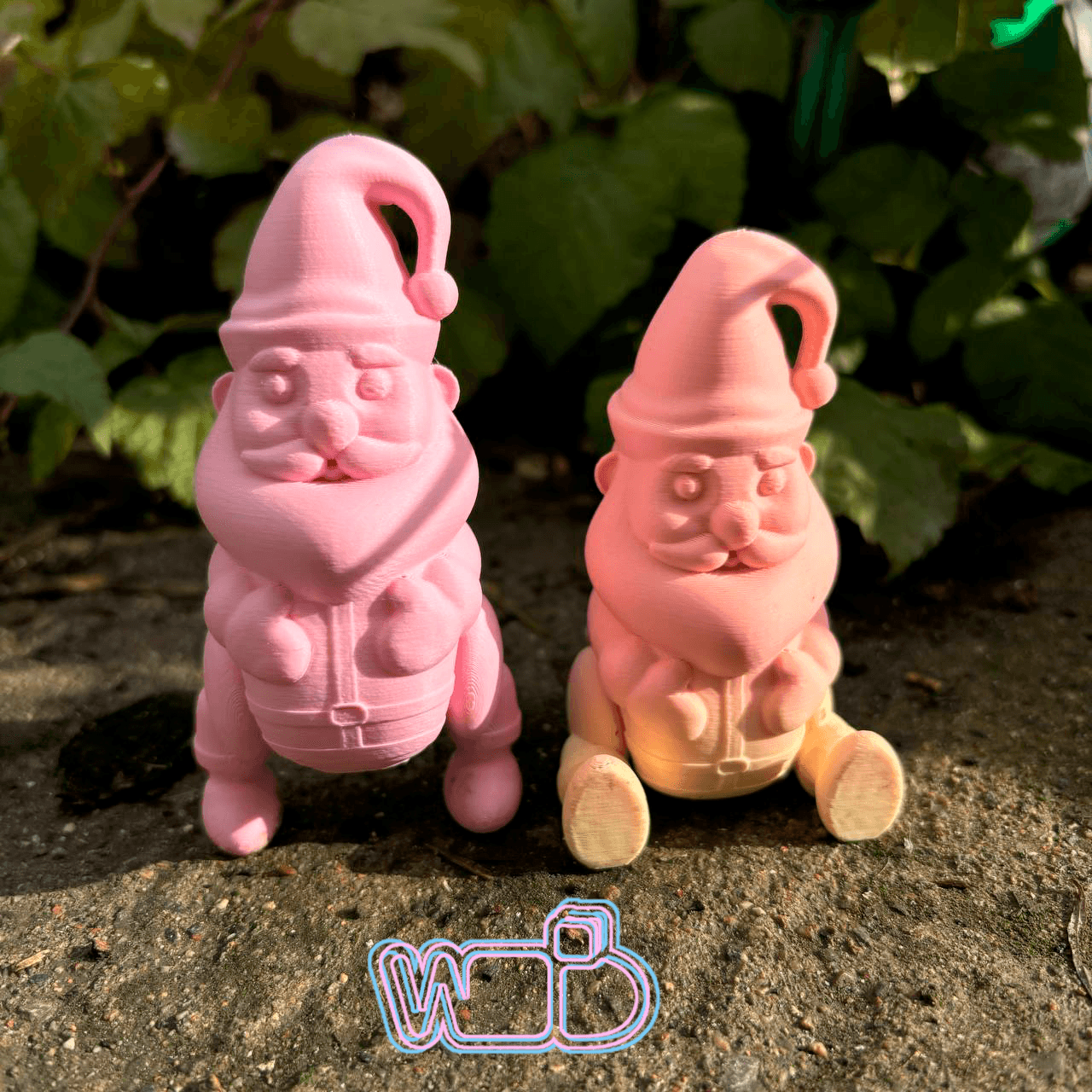 santa articualted 3d model