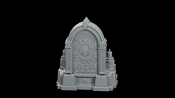 Meditation Mini Shrine STL - Printable Spiritual Decor Object 3d model