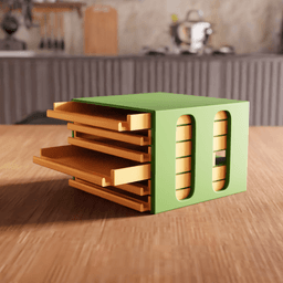 Mini Modular Drawer – Stackable Storage Box 3d model