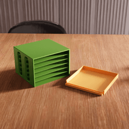 Mini Modular Drawer – Stackable Storage Box 3d model