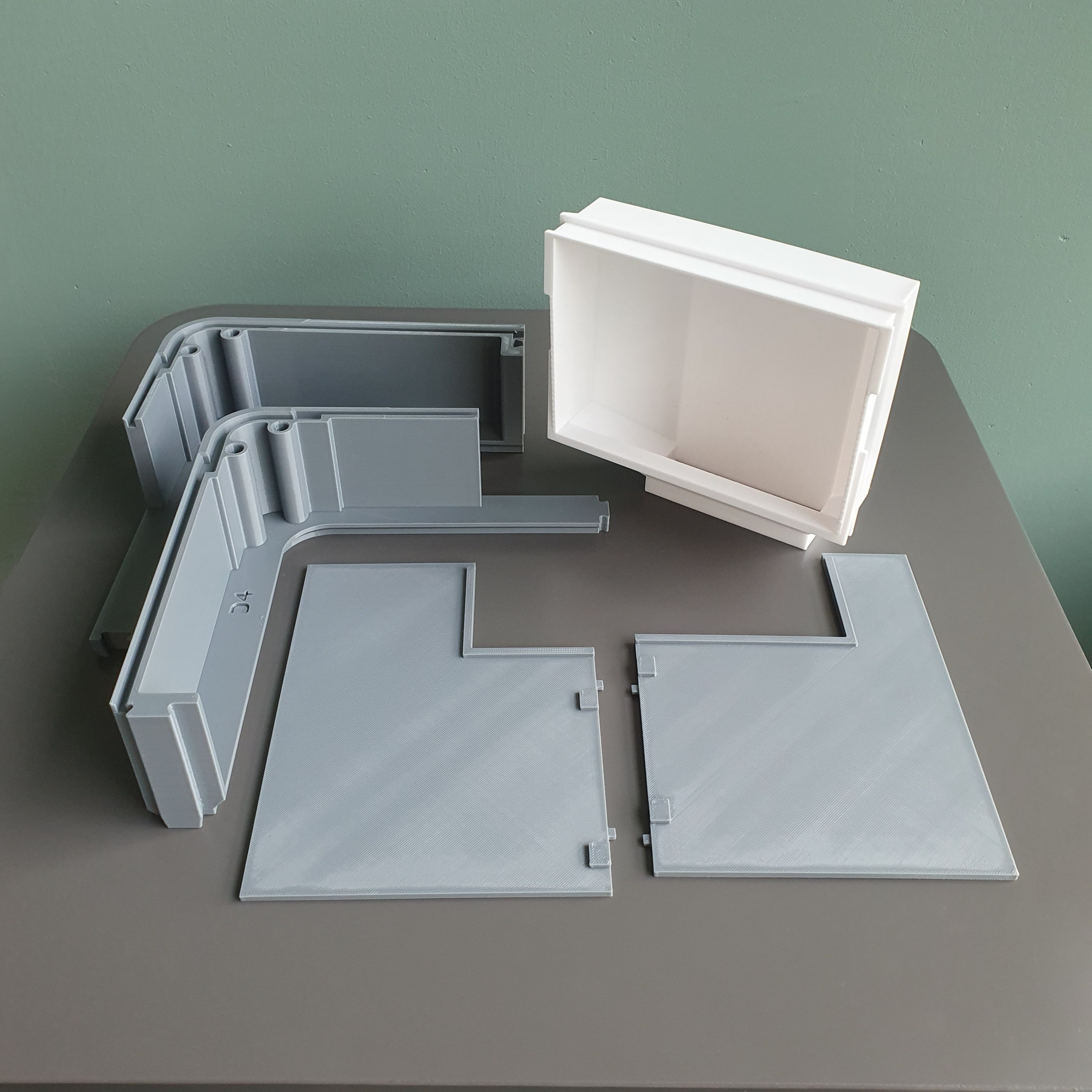 Flashforge AD5X Enclosure Mod - Large Pass-through 3d model