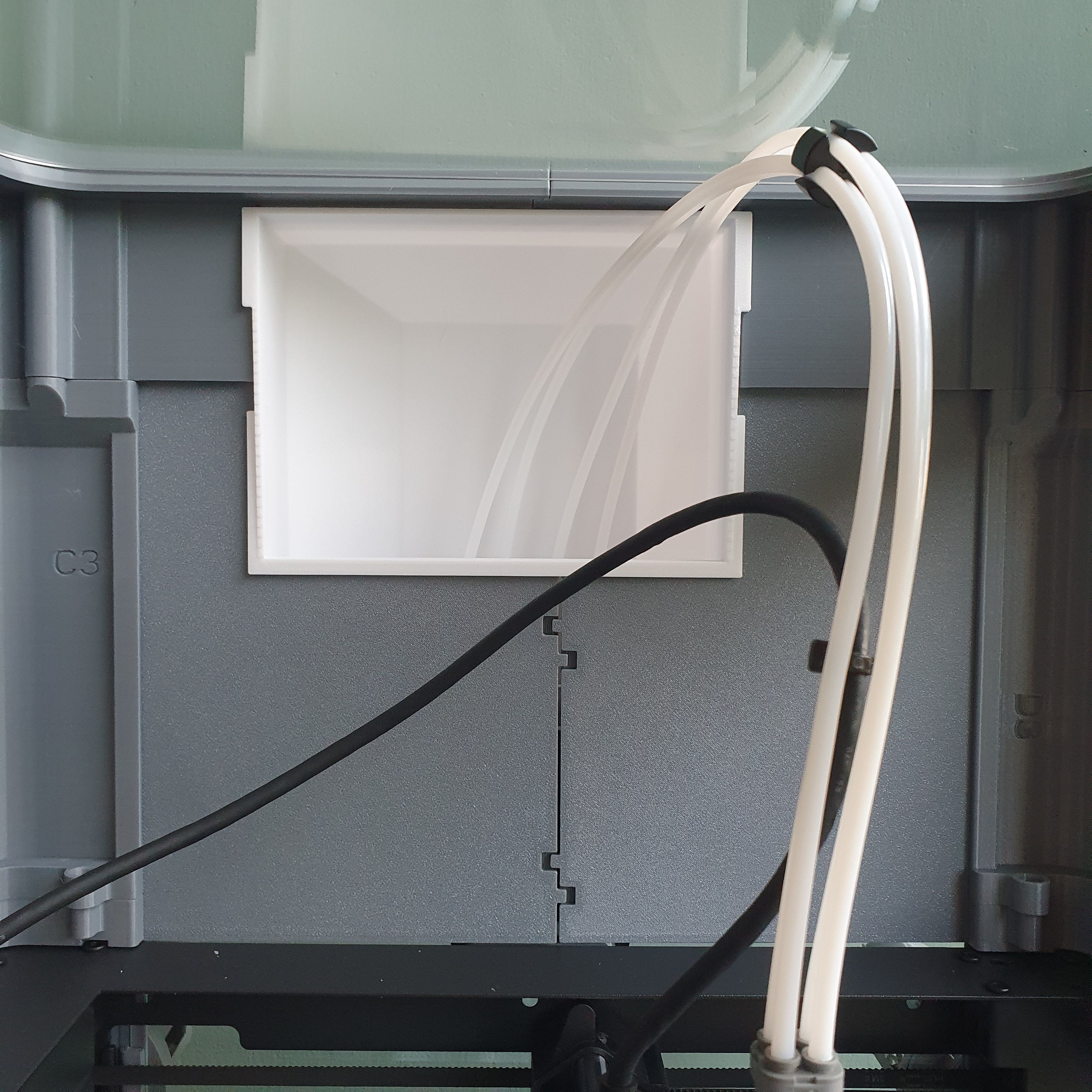 Flashforge AD5X Enclosure Mod - Large Pass-through 3d model