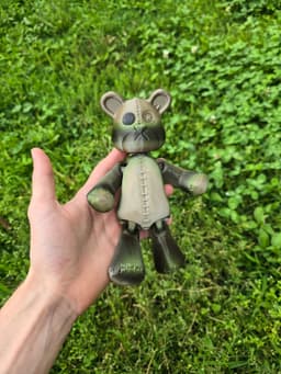 "Stitches" the Articulated Teddy Bear 3d model