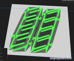Skadis 5x1 floss or spoolholder 3d model
