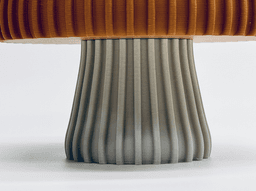 Ribbed Mushroom Container 3d model