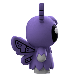 3D Printable Mothman Cryptid Art Toy - Perfect for Spooky Season | Royalty-Free for Commercial Use 3d model