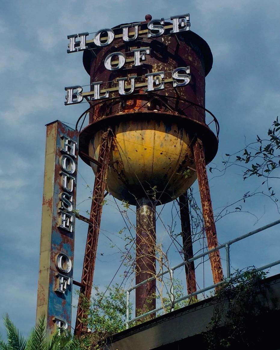 House of Blues Orlando Water Tower  (Disney Springs) Hueforge 3d model