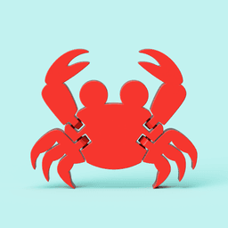 Articulated Crab 3d model