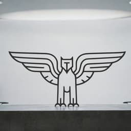 Griffin Line Art - Desktop Line Art 3d model