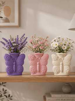 Butterfly Blossom Vase 3d model