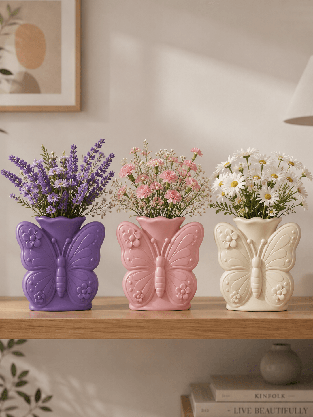 Butterfly Blossom Vase 3d model