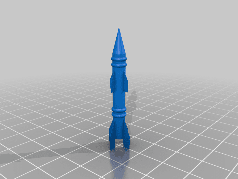 Missiles for Missile Pod-style Battery Holders AA/AAA by masa4dc 3d model