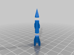 Missiles for Missile Pod-style Battery Holders AA/AAA by masa4dc 3d model