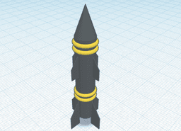 Missiles for Missile Pod-style Battery Holders AA/AAA by masa4dc 3d model