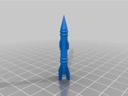 Missiles for Missile Pod-style Battery Holders AA/AAA by masa4dc 3d model