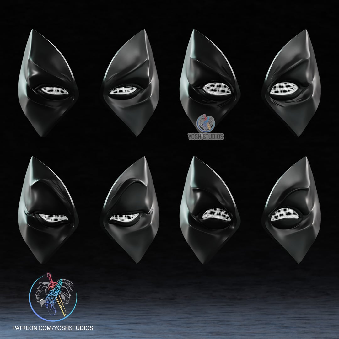 Comic Deadpool Mask 3d Printer File STL 3d model
