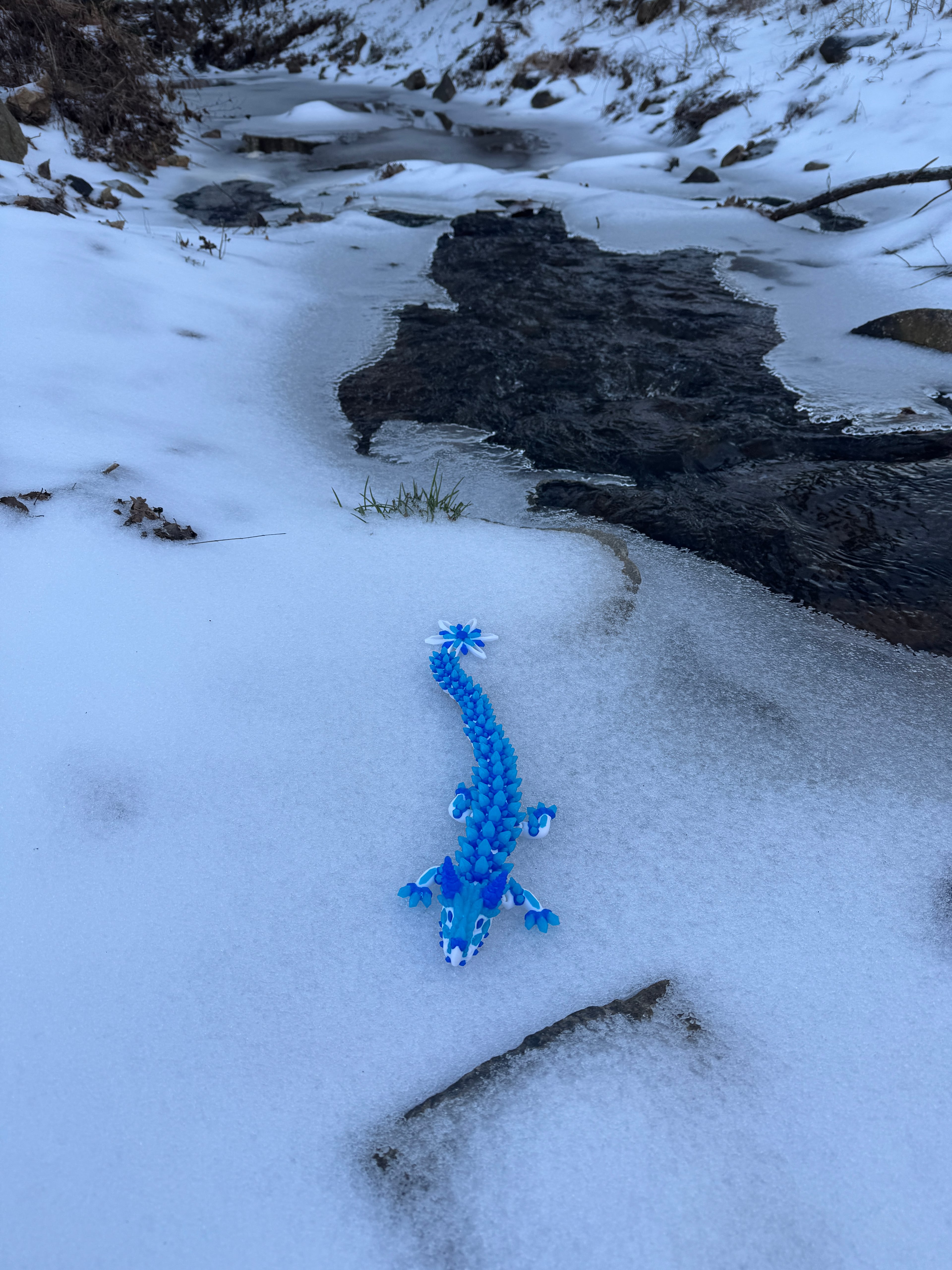 Frostshatter Ice Dragon Wingless 3d model