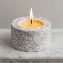 Mandala Tea Light Candle Holder STL | Boho Decor Lantern 3d model
