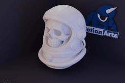 Cabeça cranio monstro com mascara.stl 3d model
