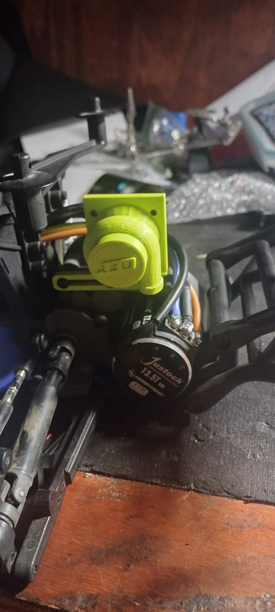 RC TURBO FAN MOUNT 3d model